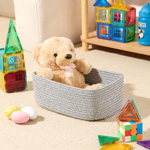MiniArk Small Storage Baskets for Organizing | Closet Organizer Bins | Shelf - Image 4