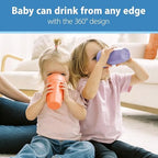 Dr. Brown's Milestones Cheers360 Spoutless Cup, Coral and Purple - Image 4