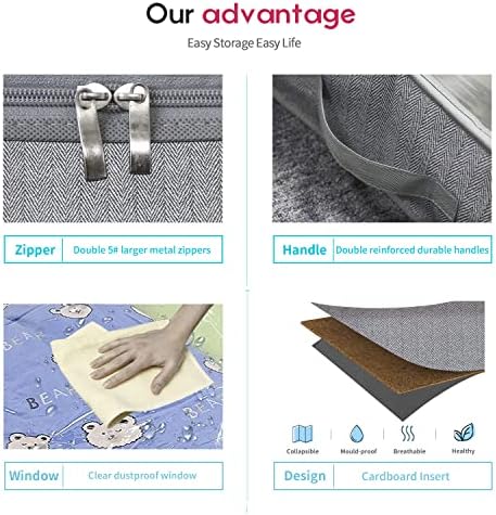 Onlyeasy Breathable Under Bed Storage Bags - Image 5