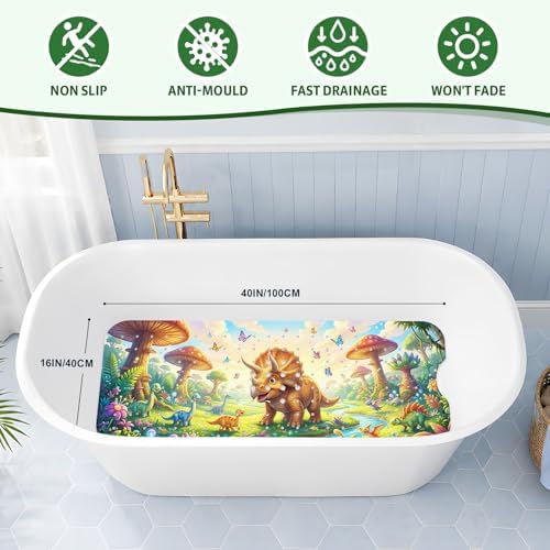 XIYUNTE Bath Mat for Tub Non Slip Bathtub Mat Non Slip 40x16 Baby Bath Mat - Image 2