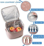 Breast Milk Cooler Bag with Ice Pack Fits 6 Baby Bottles Up to 9 Ounce - Image 2