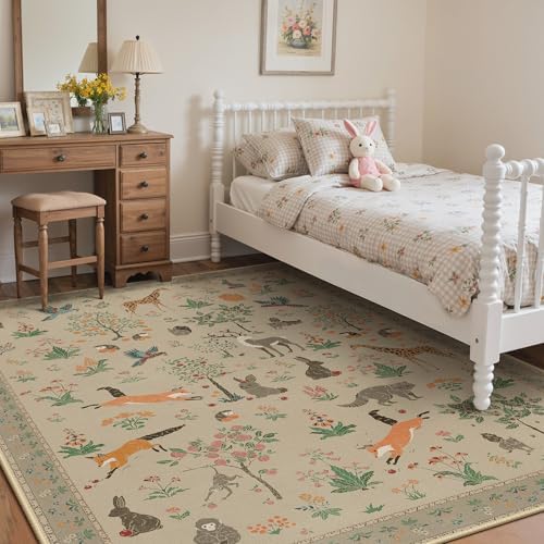 BESBLEE 10X14 Washable Area Rug - Image 2