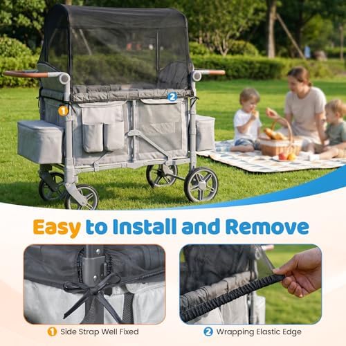 Orzbow Mosquito Net for Baby Stroller Wagon - Image 3