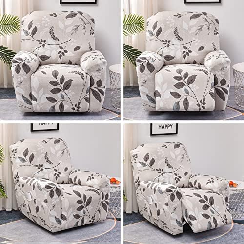 Recliner Chair Covers 4-Pieces Recliner Slipcovers Lazy Boy Chair Covers - Image 4