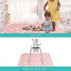 Splat Mat 2 Pack for Under High Chair Waterproof Splash Mat 42''×46'' - Image 2