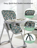Baby High Chair Cover, Waterproof & Machine Washable Green - Image 5