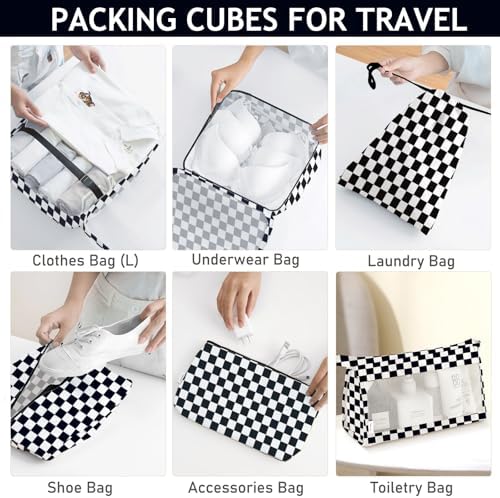 KPX 8 Set Packing Cubes for Travel, Luggage Packing Organizers Accessories - Image 4