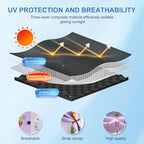 Car Window Shades, 8 Strong Magnets Magnetic Side Window Sun Shade - Image 3