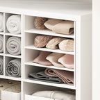 Furinno Cubicle 3-Shelf Cube Insert, Cube Organizer, Plain White by Furinno-FitsYourSpaceFitsYourBudget