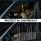 ZATOOTO Car Magnetic Side Window Sun Shades, Car Sunshades Curtains, 2 Pack - Image 5