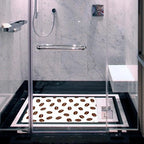 Shower Mat Non Slip 26.8 x 15.1 Inches, Coffee Beans Bathtub Mat Shower Stall - Image 6