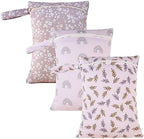 Happy Flute 3 Set Wet Bag Storage Bag Waterproof Washable by Unknown