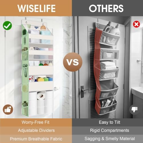 WISELIFE 5-Tier Over the Door Organizer - Image 6