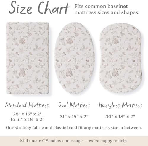 Sorrel + Fern Baby Bassinet Sheets, Halo BassiNest - Image 5
