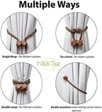 NazTur Magnetic Curtain Tiebacks, Curtain Ties, No-Drill Holdbacks - Image 4