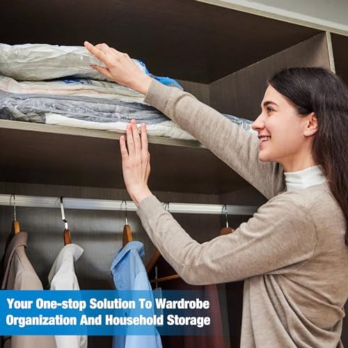 10 Jumbo Vacuum Storage Bags for Bedding, Vacuum Seal Bags for Clothing - Image 5