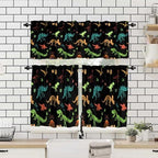 Dinosaur Valance Curtain for Boys Kids Nursery Playroom Room Decor Cartoon Dino - Image 4