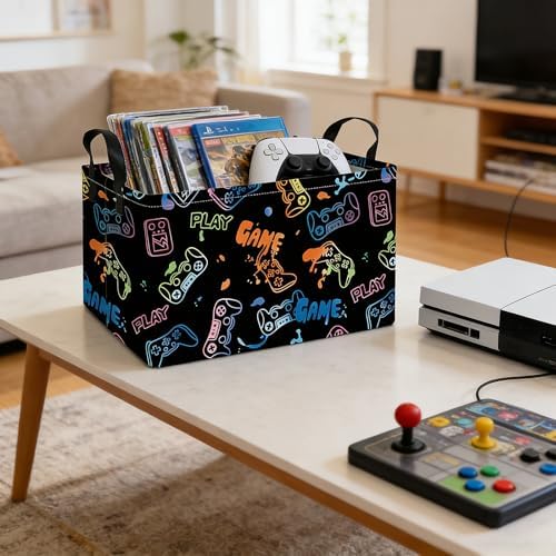 Rectangular Game Storage Basket - Image 3