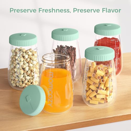Momcozy Glass Breast Milk Pitcher Lid, Dishwasher Safe Food Grade Caps 1pc - Image 7
