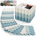 AIRHOP 18 PCS Gym Floor Mat, EVA Foam Puzzle Gym Mat, High-Density Interlocking by Airhop