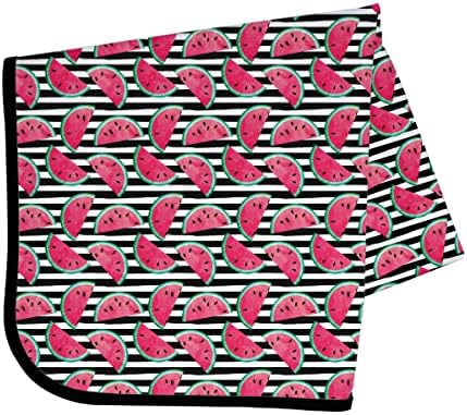 BapronBaby Watermelon Stripes Waterproof Splash Mat Catch All Floor Cover - Image 2