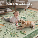 BESBLEE 5X7 Area Rug for Bedroom, Washable Animal Non Slip - Image 6