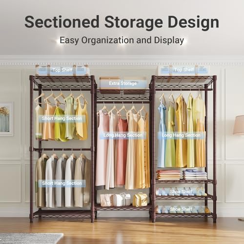 VIPEK V5 Heavy Duty Clothes Rack, Modular Closet System - Image 3