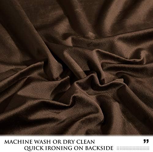 StangH Brown Velvet Valance Curtain - Image 5