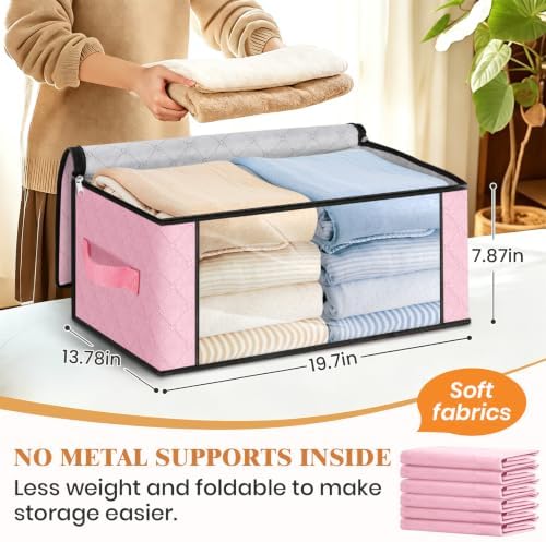 Fab totes 35L Closet Organizers, Foldable Under Bed Storage Containers - Image 2