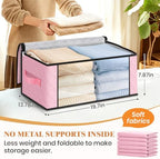 Fab totes 35L Closet Organizers, Foldable Under Bed Storage Containers - Image 2
