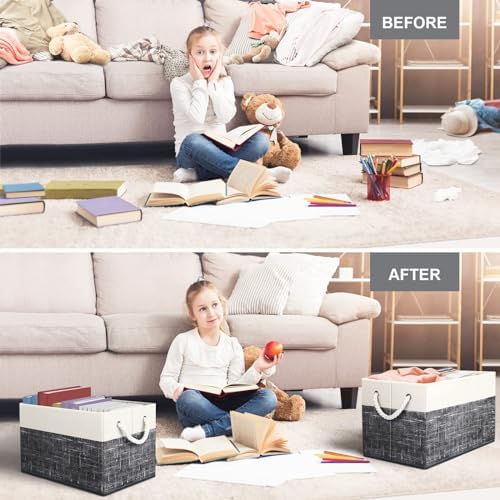 Fab totes Storage Bins 6-Pack, Foldable Storage Baskets - Image 5