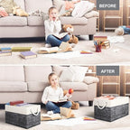 Fab totes Storage Bins 3-Pack, Foldable Storage Baskets - Image 5