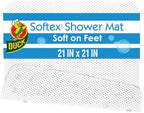 Duck Brand Softex Shower Mat, Machine Washable, 21 x 21 Inches, Skid Resistant by DuckBrand