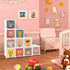 Costzon Kids Closet, Cartoon DIY Modular Dresser Storage Organizer - Image 2