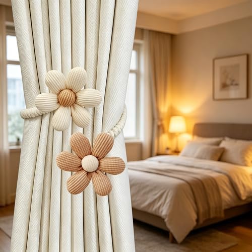 SRG Curtain Tiebacks for Curtains 2 Pack, Decorative Curtain Holdbacks for - Image 2