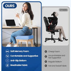 SweetSlubr Seat Cushion, Chair Pad, Memory Foam Tailbone Pain Relief - Image 7