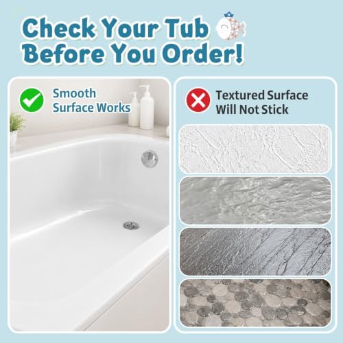 XIYUNTE Bath Mat for Tub Non Slip Bathtub Mat Non Slip 40x16 Baby Bath Mat - Image 7
