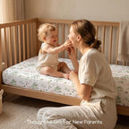 3 Pack Baby Crib Sheets for Boys Girls 52x28 Fitted Crib Sheet - Image 2