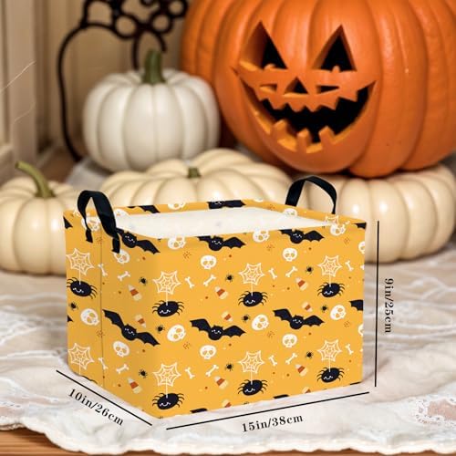 Halloween Basket Gift Cute Pumpkin Ghost Parties Decor Kid Trick or Treat Basket - Image 3