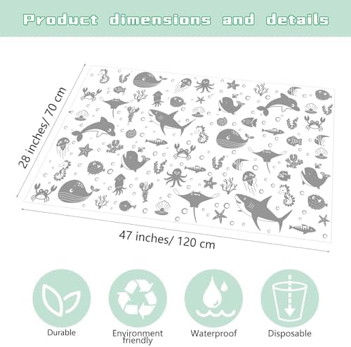 Drydiet 100 Pack 28"x47" Disposable Floor Splat Mats - Image 2