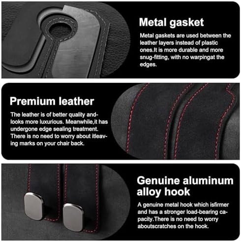 Car Purse Hook Purse Hook for Car Seats Headrest Car Seat Hooks, Heavy Duty - Image 6