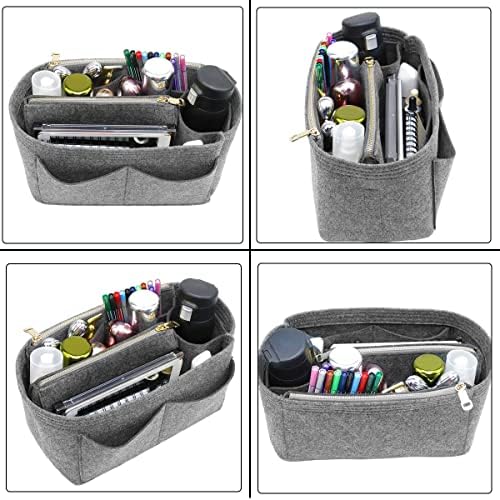 LEXSION Felt Purse Organizer Insert, Tote Bag Shaper Dividers - Image 5