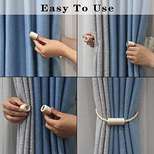 Magnetic Curtain Tiebacks Holdbacks Decorative Tie Backs - Image 4