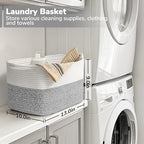 Goodpick Woven Storage Basket for Shelves - Image 6