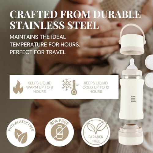 Jili All-in-One Baby Bottle, Insulated Stainless Steel Bottle - Image 5