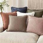 Foindtower Decorative Linen Fringe Throw Pillow Covers Cozy Boho Farmhouse - Image 7