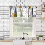 Colorful Circles Kids Valance Curtain, Modern Polka Dot Firework Boho Abstract - Image 4