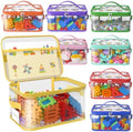 8 Pcs Large Clear Toy Storage Bags by Shcsdr