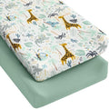 Yoofoss 2-Pack Diaper Changing Pad Cover by YOOFOSS