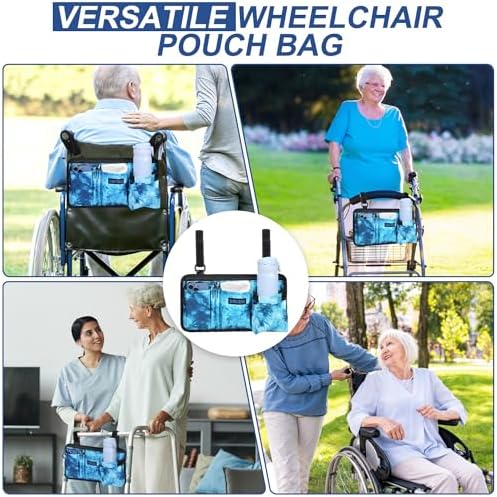 Wheelchair Side Bag, Wheel Chair Armrest Pouch Accessories - Image 6